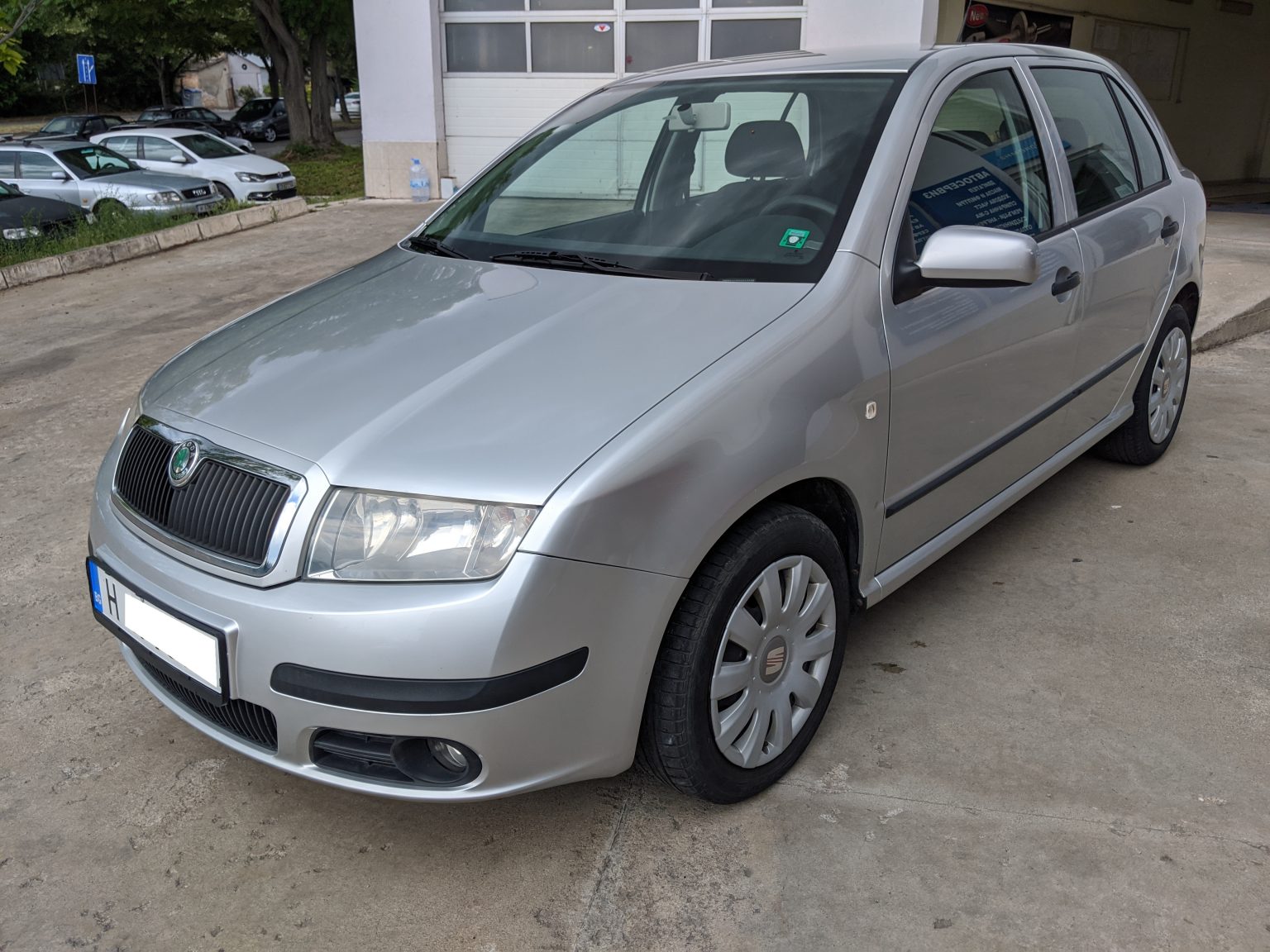 Спойлер skoda fabia 1